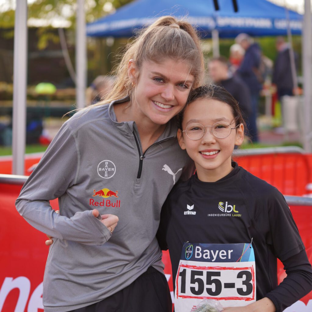 Selena Pozza (r.) mit Konstanze Klosterhalfen