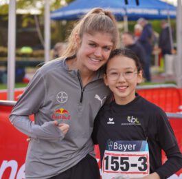 Selena Pozza (r.) mit Konstanze Klosterhalfen